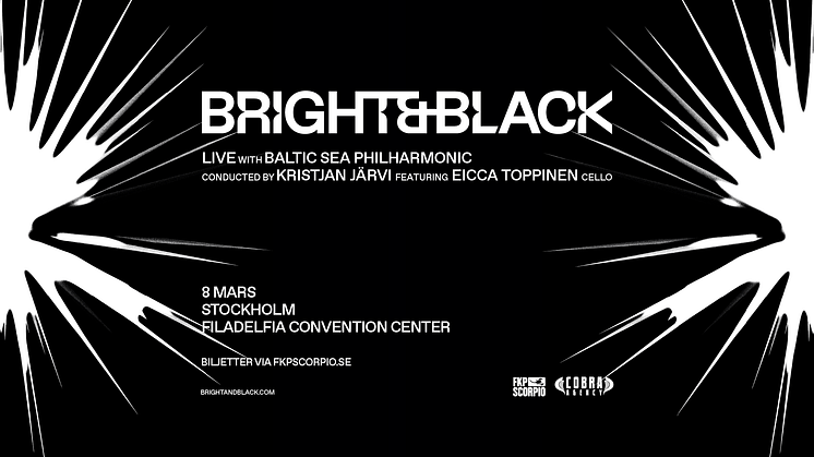 Metal möter symfoniorkester i det nya projektet Bright & Black som spelar i Stockholm 8 mars