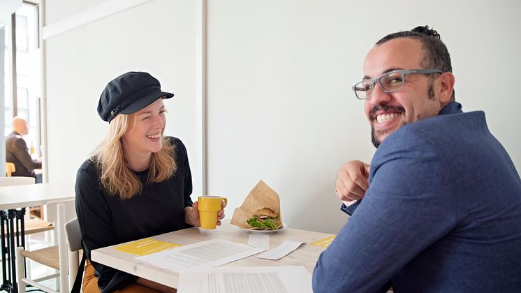 Yrkesdörren lunchmöte. Foto: Lo Varg. 