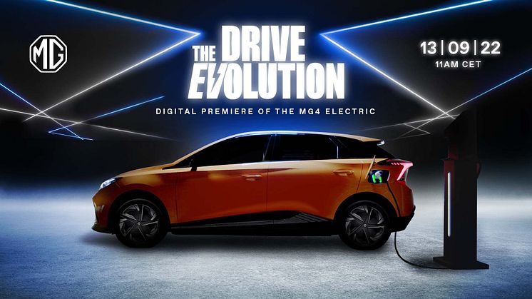 The Drive EVolution | Digital premiere på helt nye MG4 Electric | 13. september | 11:00 – 11:30 