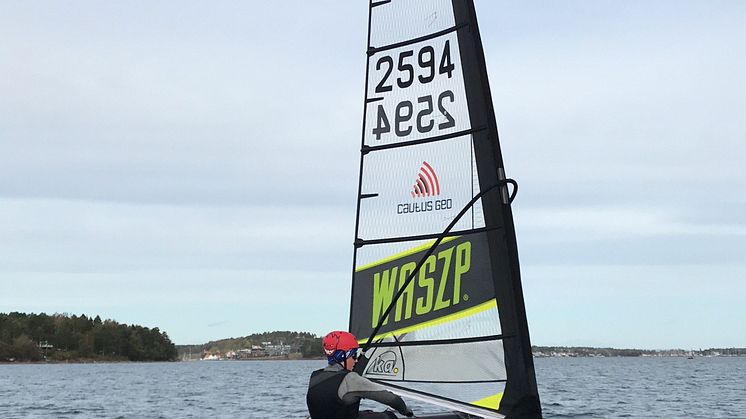 Anders Hjorthøy satser i WASZP Foiling Team Norway. 