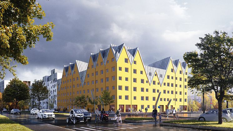 ByggVesta tar första spadtaget för 132 nya lägenheter i Uppsala