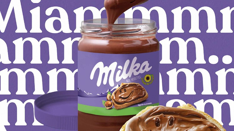 Milka lance sa pâte à tartiner aux noisettes, pour des matins tendresse