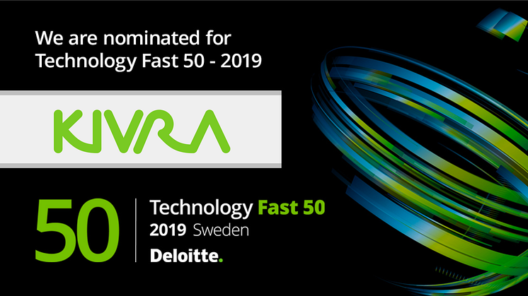 Kivra utsett till ett av Sveriges snabbast växande teknikföretag