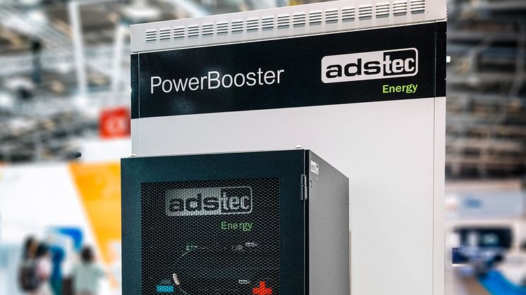 ADS-TEC Energy presents its all-in-one industrial storage solutions PowerBooster and StorageRackSystem at "ees Europe"