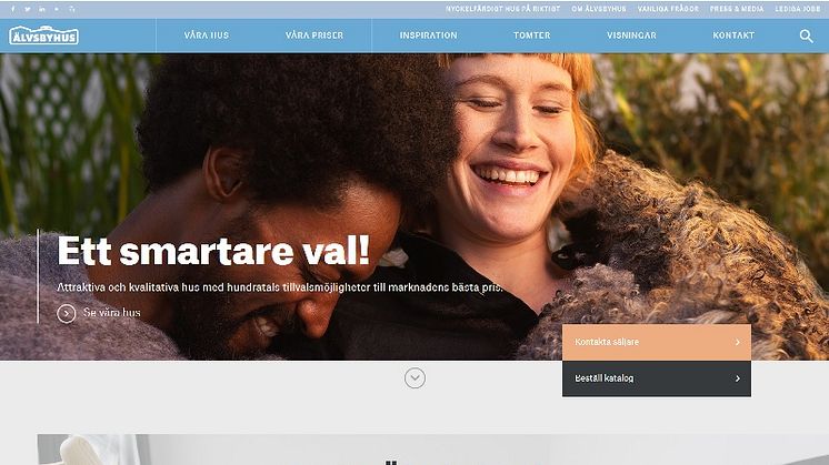 Älvsbyhus nya startsida, www.alvsbyhus.se 