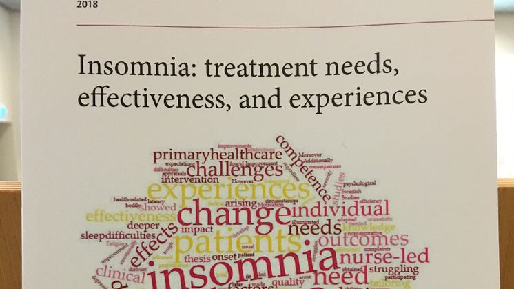 Insomnia: Treatment, Needs, Effectiveness, and Experiences.