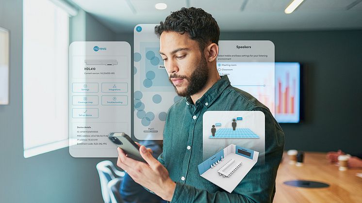 Nureva lanserar Nureva-appen för ljudsystem i HDL pro-serien