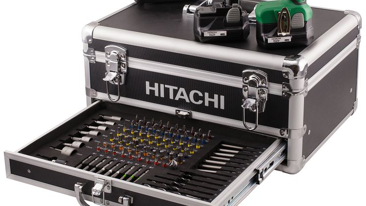 Hitachi drill / kompaktdrill / borskrutrekker 10,8V DS10DAL (3,0AH)