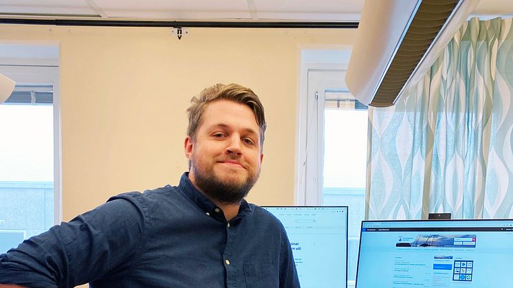Anders Forsberg är digital lots i Kristinehamns kommun