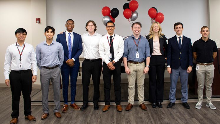 Yanmar’s interns on National Intern Day.