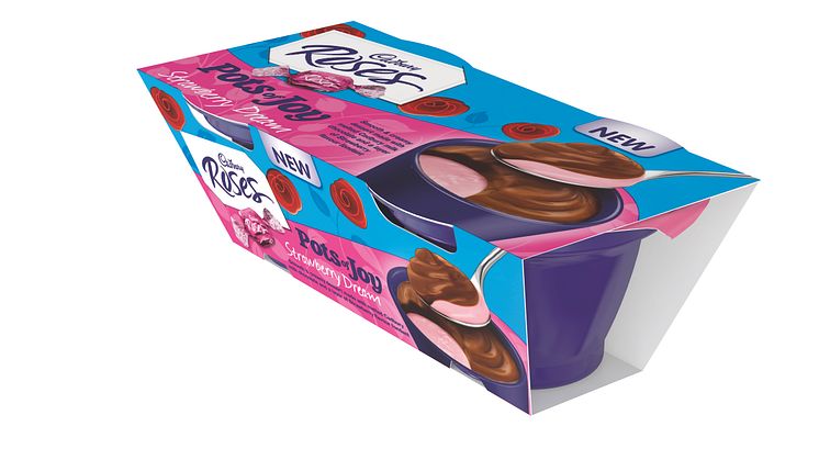 Strawberry Dream Cadbury Roses Transformed Into a Little Pot of Joy!