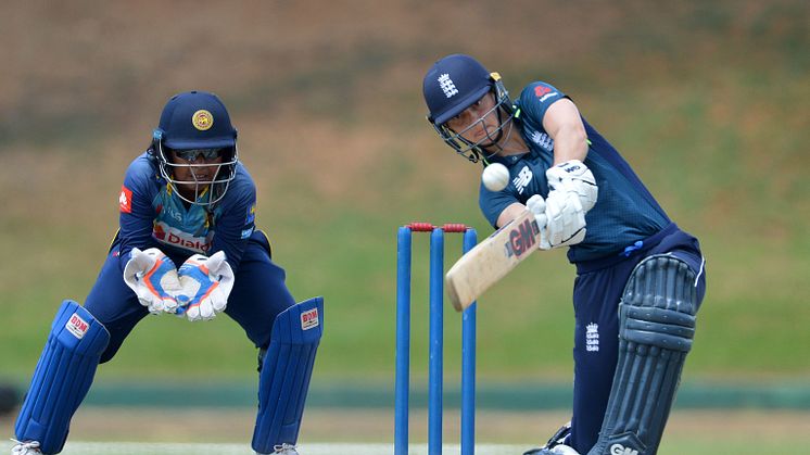 Jones on her way to a second consecutive half-century. Photo: Getty Images