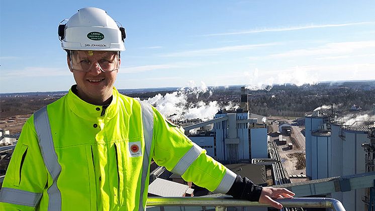 Dan Johansson, energiingenjör på Skoghalls Bruk.