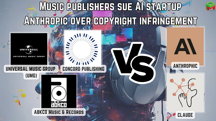 Music publishers sue AI startup Anthropic over copyright infringement