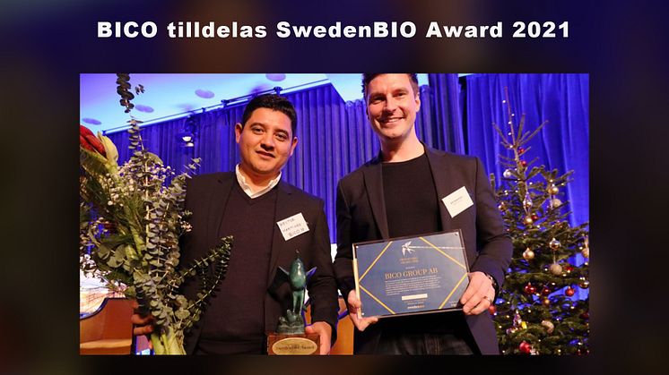 På bilden: CTO Héctor Martínez and CEO Erik Gatenholm, båda medgrundare till BICO