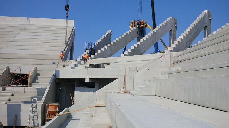 Precast Software Engineering will operate under the name ALLPLAN Software Engineering and become a subsidiary of ALLPLAN. Picture: Allianz Stadium Vienna, Copyright: SK Rapid Vienna.