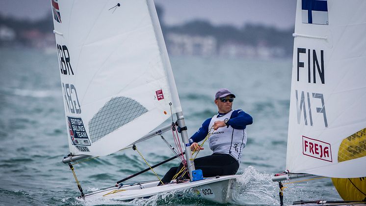 Team GB's Nick Thompson is one of the world's best sailors in the Laser Class. Credit: Jesus Renedo/Sailing Energy/World Sailing