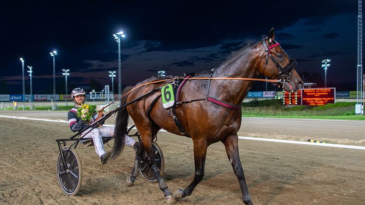 Adrian Kolgjini har en bra känsla inför finalen av Svenskt Travderby