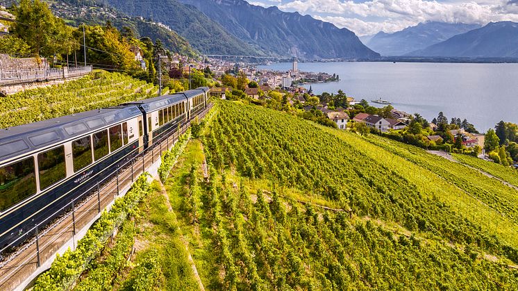 Der Golden Pass bei Montreux am Genfersee (c) David Bochud