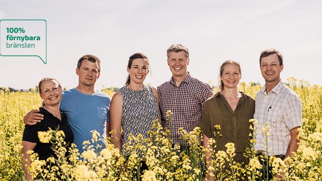 Energifabrikens ägare som även driver tre lantbruk som drivits fossilfritt i tolv år.