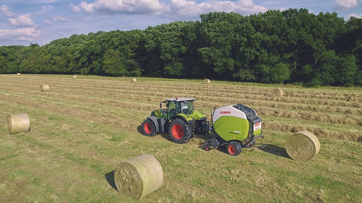 The ROLLANT 620 model series will also include an additional model with a feed rake system. Photo: CLAAS