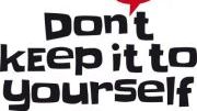 Don´t keep it to yourself - donationsdagarna i Nordstan 13-14 oktober