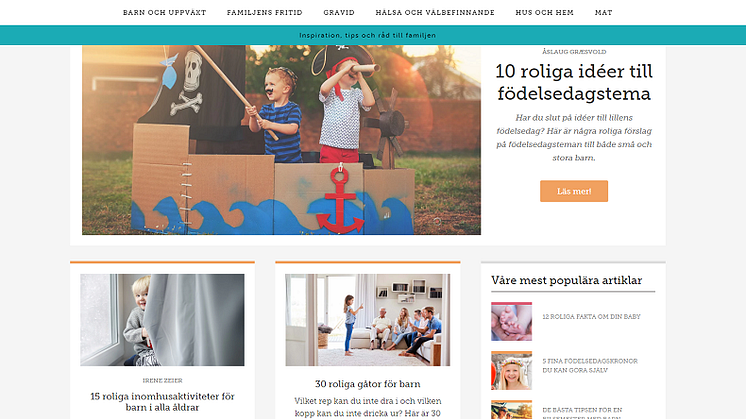 Orkla lanserar nätmagasinet Godatider.se