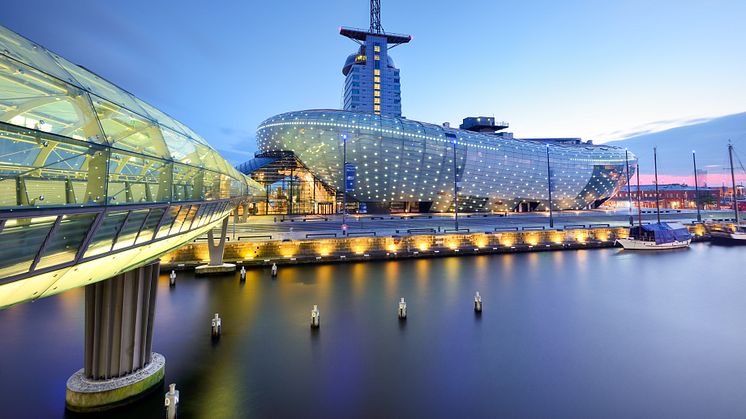 Bremerhaven: Klimahaus und ATLANTIC Hotel mit Aussichtsplattform Sail City © DZT / Francesco Carovillano