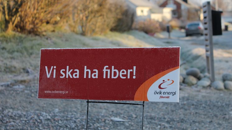 Klart med fibernät i Bryggeriudden, Örnsköldsvik 