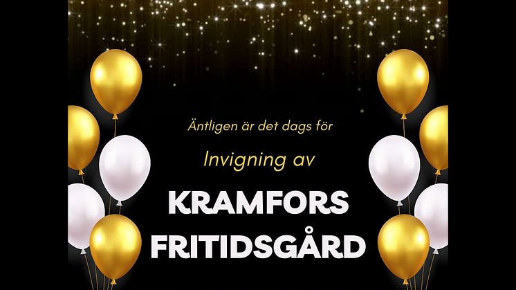 Nu öppnar vi Kramfors nya fritidsgård - invigning den 16 september