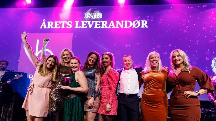  6 Fargerike Awards ble delt ut, og Borge ble «Årets Leverandør 2019».