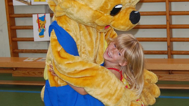 Bamsegympa med Bamse på Baby och Barn i Göteborg 9 - 11 april