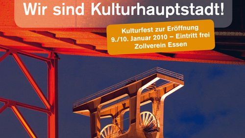 "Come to the Ruhr" - Kulturhuvudstadsåret RUHR.2010 invigs den 9 januari