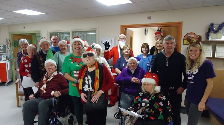 Stroke survivors bring festive cheer to patients in Lancashire