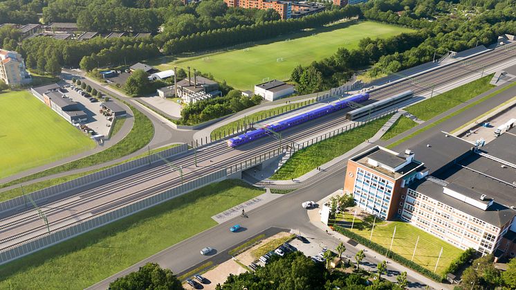 Klostergårdens station blir entré till idrott och rekreation