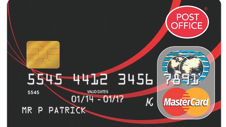 POST OFFICE LAUNCHES NEW MATCHED CREDIT CARD 