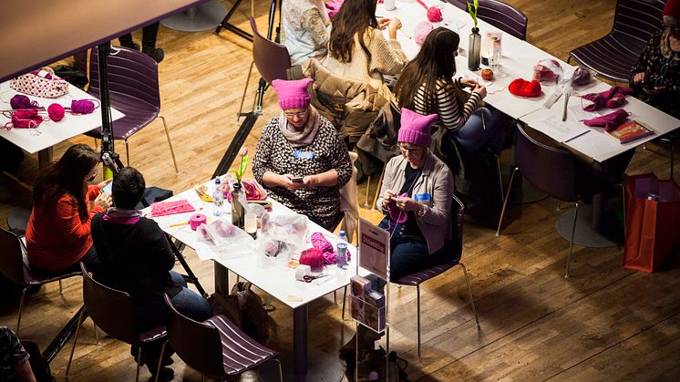 Stickkafé:Craftivism på Världskulturmuseet