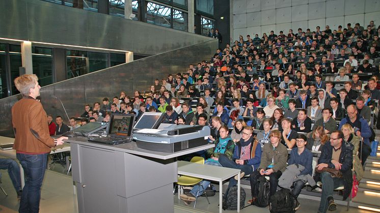 Mehr als 250 Schülerinnen und Schüler beim 4. Fachtag Informatik am 27. Januar 2015 an der Technischen Hochschule Wildau