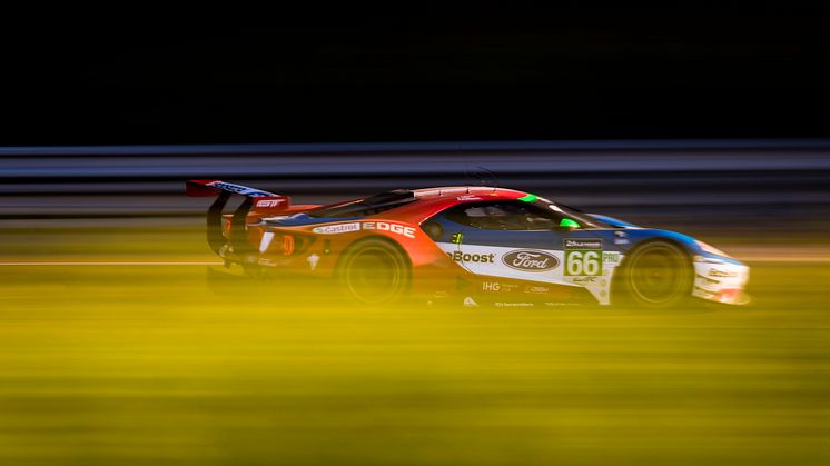 The 66 Ford GT at Le Mans