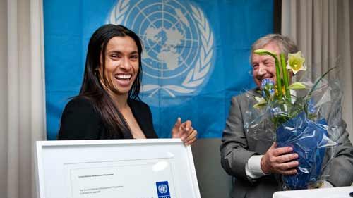 Marta ny goodwill-ambassadör för FN:s utvecklingsprogram UNDP