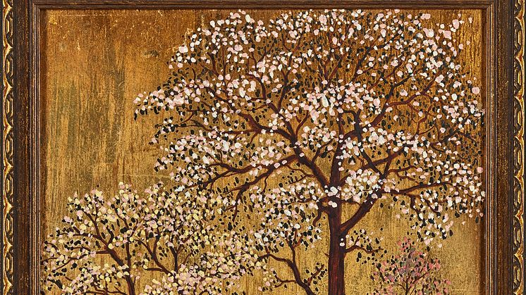 "Blommande träd", Oskar Bergman