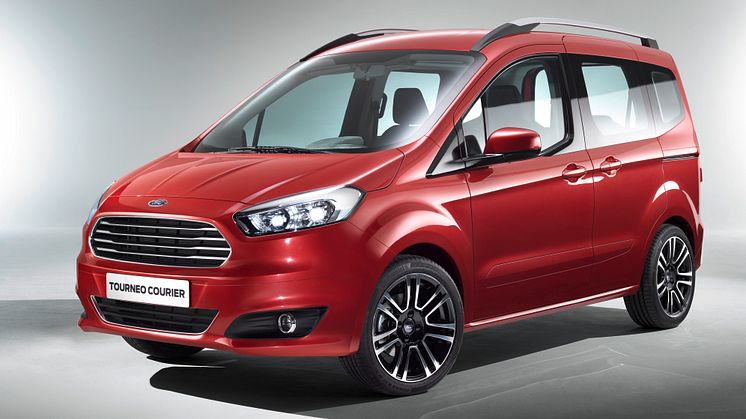 Nya Ford Tourneo Courier begår världspremiär i Genève – den nya, snygga storbilen kompletterar Tourneo-serien