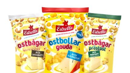 Estrellas Ostbågar och Ostbollar