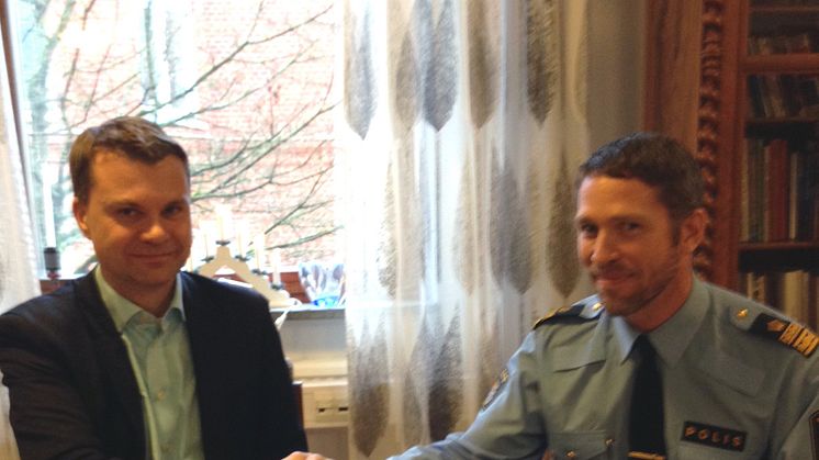Borås Stad och polisen träffar ny samverkansöverenskommelse