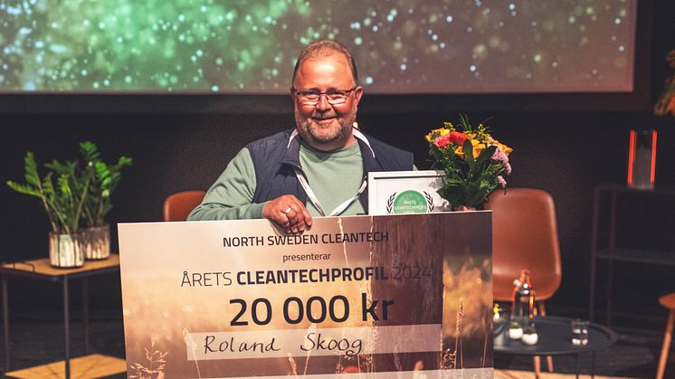 Årets Cleantechprofil 2024 är Roland Skoog