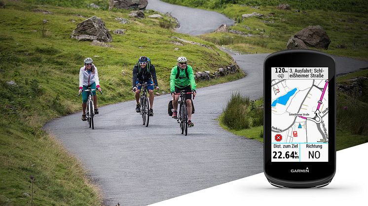 Mit dem Update bieten die Edge-GPS-Radcomputer verbesserte Karten und eine noch schnellere Routenberechnung.