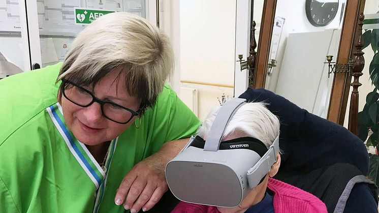 Virtuella verklighetsglasögon ger nya upplevelser.