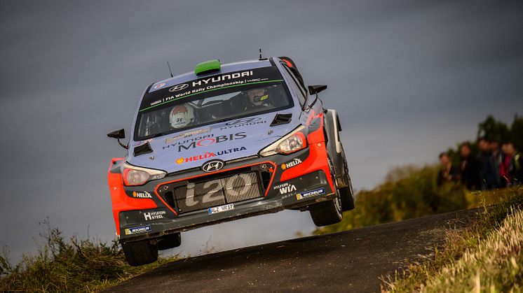 Dubbelt Hyundai på prispallen i Rallye Deutchland