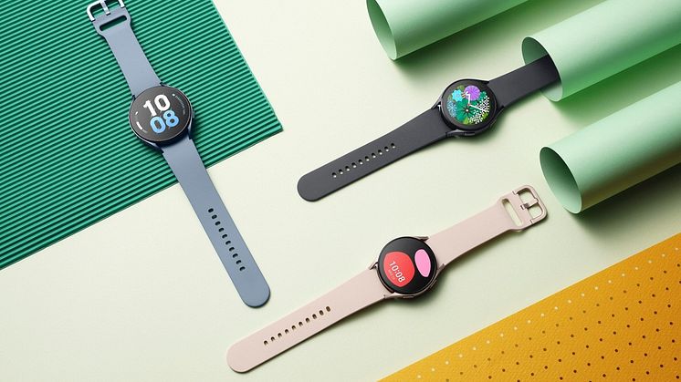 ﻿Den nya Galaxy Watch5-serien är fullpackad med värdefull sömnspårning, personliga designmöjligheter och förbättrad tålighet som underlättar att skapa sunda vanor i vardagen