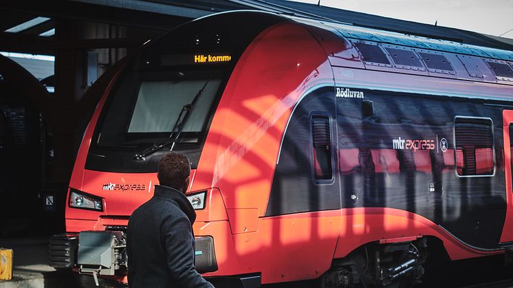MTR Express först i Sverige med automatisk förseningsersättning. Bild: Mattias Diesel Näslund
